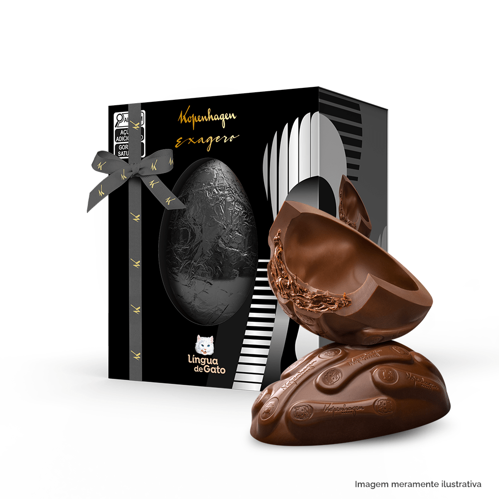 Ovo de Páscoa Kopenhagen Língua de Gato